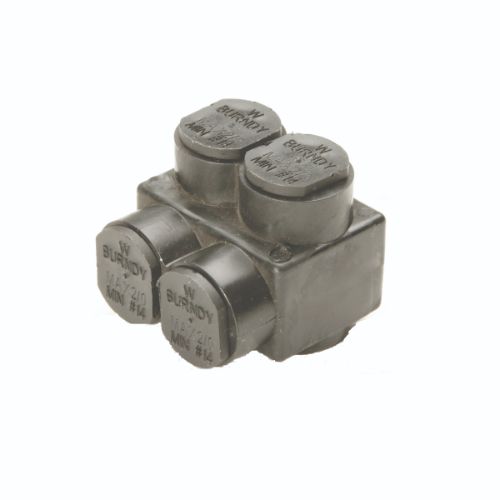 UNITAP UV Rated Black Insulated Multiple Tap Connectors, Double Sided Entry