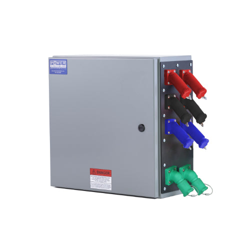 Double Set Screw Camlock Connection Box 800A 600V