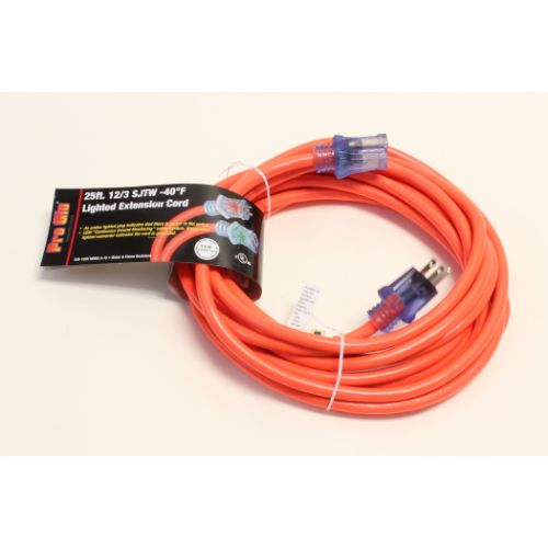 Pro Glo SJTW Lighted Extension Cord with CGM