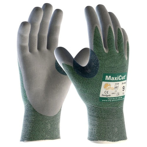 MaxiCut 19-D470 Nitrile Coated Palm with Foam Grip, Dyneema/Engineered