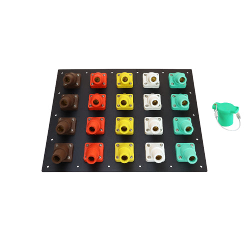 1600 Amp Female Double Set Screw 20 Position CAM Lock Panel