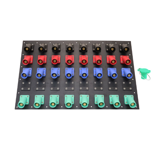 3200 Amp Male Double Set Screw 32 Position CAM Lock Panel